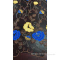 Yellow and Blue Flowers Mesh Embroider Fabric